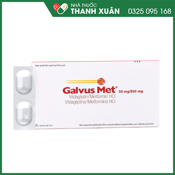 Thuốc Galvus Met kiểm soát đường huyết